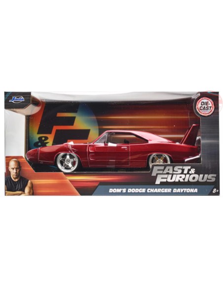 DOM'S DODGE CHARGER DAYTONA-ROSSO 1/24 FAST 97060 FAST & FURIOS
