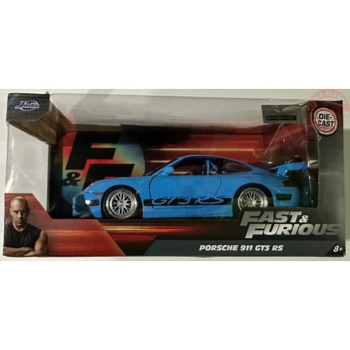 PORSCHE 911 GTY3 RS-AZZURRO 1/24 FAST 33667 FAST & FURIOS