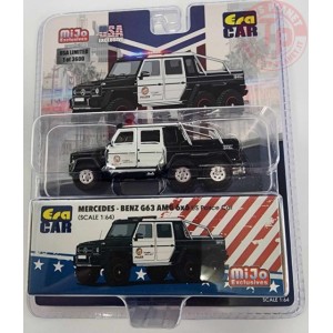 MERCEDES-BENZ G63 AMG 6X6 US POLICE CAR 1/64 ESPMJ003B ERA CAR