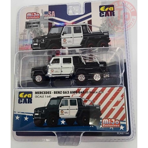 MERCEDES-BENZ G63 AMG 6X6 US POLICE CAR 1/64 ESPMJ003B ERA CAR