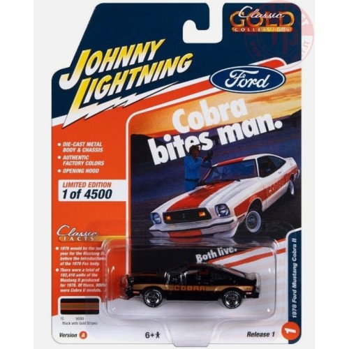 1978 FORD MUSTANG COBRA II 1/64 JL 9000 JOHNNY LIGHTNING 1:64