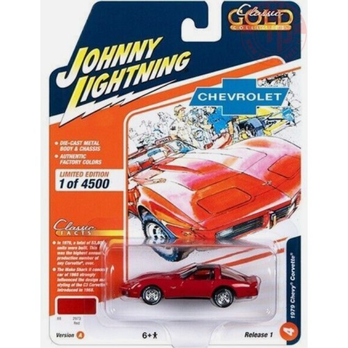 1979 CHEVY CORVETTE 1/64 JL 2973 JOHNNY LIGHTNING 1:64