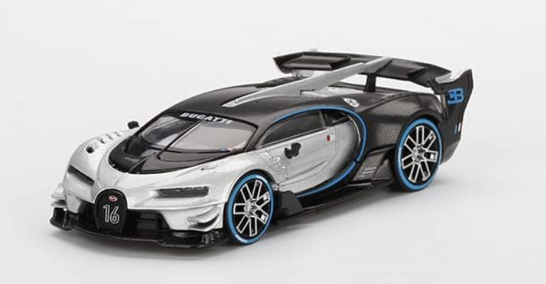 MGT00369-MJ BUGATTI VISION GRAN TURISMO-SILVER 1/64 24,90 € Mini Gt