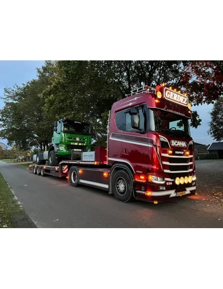 SCANIA S NORMAL CS20N 4X2 SEMI LOW LOADER - 3 AXLE ERWIN GERDEZ WSI 01-4189 WSI MODELS