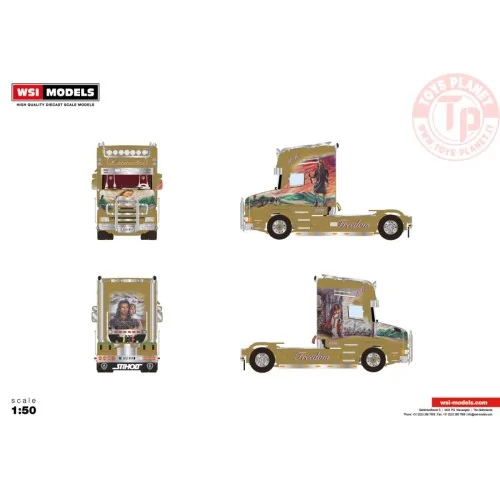 SCANIA 4 SERIES TORPEDO TOPLINE 4X2 CANADAS WSI 01-4318 WSI MODELS
