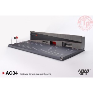 NISSAN DIORAMA MOTORSPORT & CUSTOMIZING NISMO OPERATION CENTER 2024 1:64 MGTAC34 Mini Gt
