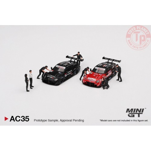 NISSAN FIGURINE NISMO TECHNICIAN TEAM 2024 1:64 MGTAC35 MINI GT