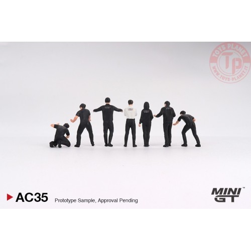 NISSAN FIGURINE NISMO TECHNICIAN TEAM 2024 1:64 MGTAC35 MINI GT
