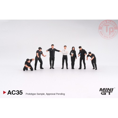 NISSAN FIGURINE NISMO TECHNICIAN TEAM 2024 1:64 MGTAC35 MINI GT