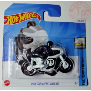 1966 TRIUMPH TIGER 100 1/64 HOT WHEELS HRY62 HOT WHEELS
