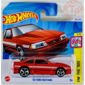 '92 FORD MUSTANG 1/64 HOT WHEELS HTB05 HOT WHEELS