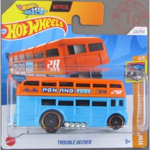 TROUBLE DECKER 1/64 HOT WHEELS HTD46 HOT WHEELS