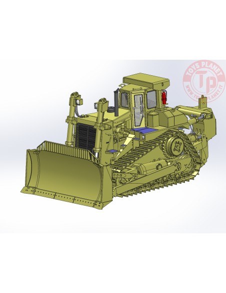 Cat D10N Dozer with SU-Blade and Single-Shank Ripper D10SU CCM MODELS