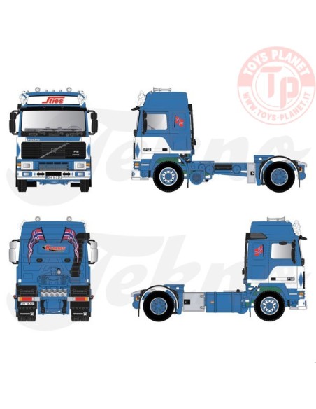 Volvo F12 Globetrotter 4x2 Sties TEKNO 86431 TEKNO