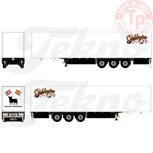 Semirimorchio 3 assi Guldager TEKNO 87649 TEKNO