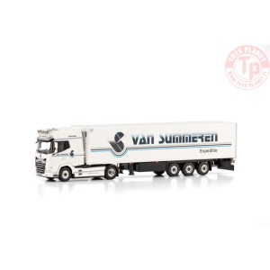 DAF XG+ 4X2 REEFER TRAILER - 3 AXLE Van Summeren WSI 01-4336 WSI MODELS