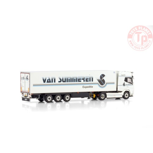 DAF XG+ 4X2 REEFER TRAILER - 3 AXLE Van Summeren WSI 01-4336 WSI MODELS
