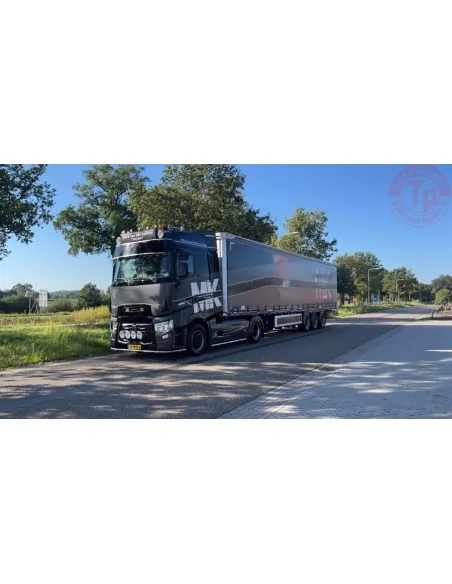RENAULT TRUCKS T HIGH 4X2 CURTAINSIDE TRAILER - 3 AXLE MARK VAN DEN KERKHOF WSI 01-4273 WSI MODELS