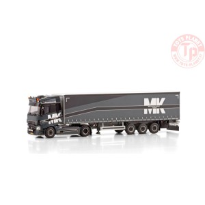 RENAULT TRUCKS T HIGH 4X2 CURTAINSIDE TRAILER - 3 AXLE MARK VAN DEN KERKHOF WSI 01-4273 WSI MODELS