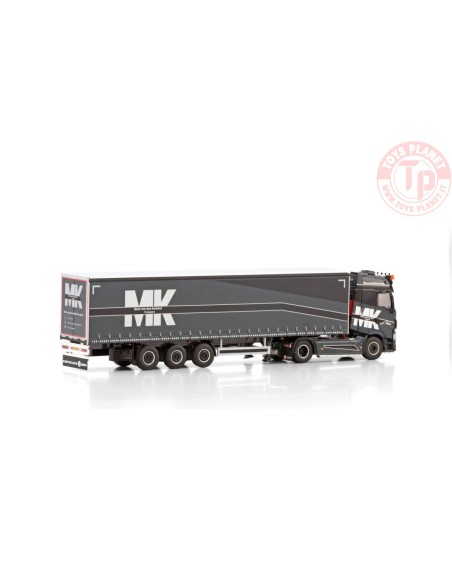 RENAULT TRUCKS T HIGH 4X2 CURTAINSIDE TRAILER - 3 AXLE MARK VAN DEN KERKHOF WSI 01-4273 WSI MODELS