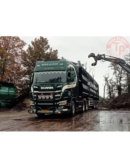 SCANIA R HIGHLINE CR20H 6X2 TAG AXLE TIPPER VOLUME TRAILER - 3 AXLE HENDRIK VAN LOENEN WSI 01-4326 WSI MODELS