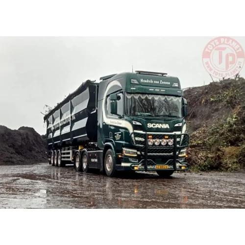 SCANIA R HIGHLINE CR20H 6X2 TAG AXLE TIPPER VOLUME TRAILER - 3 AXLE HENDRIK VAN LOENEN WSI 01-4326 WSI MODELS