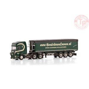 SCANIA R HIGHLINE CR20H 6X2 TAG AXLE TIPPER VOLUME TRAILER - 3 AXLE HENDRIK VAN LOENEN WSI 01-4326 WSI MODELS