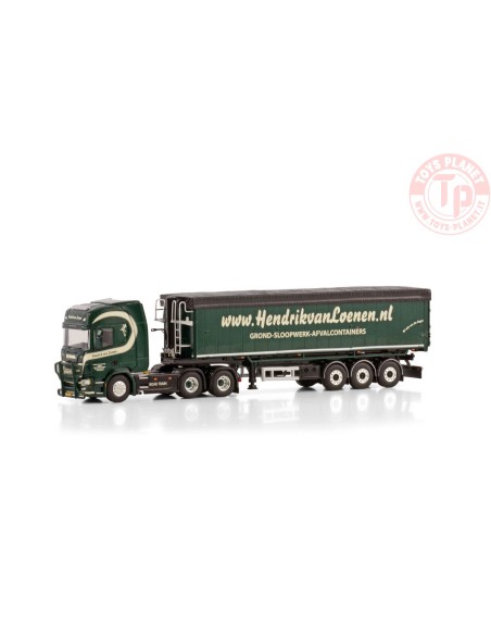 SCANIA R HIGHLINE CR20H 6X2 TAG AXLE TIPPER VOLUME TRAILER - 3 AXLE HENDRIK VAN LOENEN WSI 01-4326 WSI MODELS
