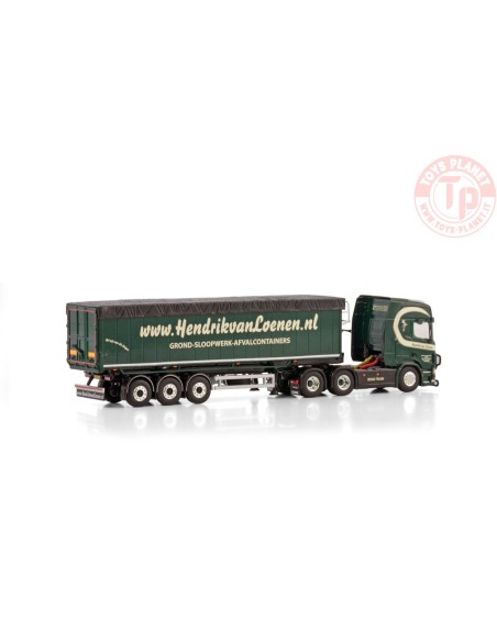 SCANIA R HIGHLINE CR20H 6X2 TAG AXLE TIPPER VOLUME TRAILER - 3 AXLE HENDRIK VAN LOENEN WSI 01-4326 WSI MODELS