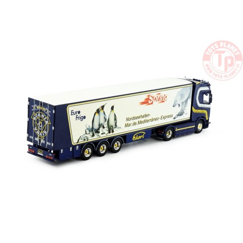 Scania Next Gen Highline 770S 4x2 met koeltrailer Spring TEKNO 84389 TEKNO