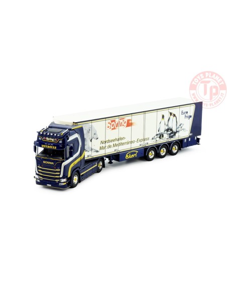 Scania Next Gen Highline 770S 4x2 met koeltrailer Spring TEKNO 84389 TEKNO