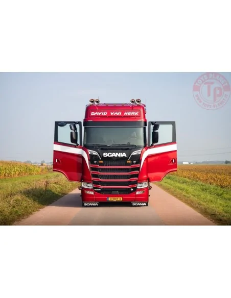 Scania 530S-V8 Highline 6x2 met 40ft. reefer container David van Herk TEKNO 85341 TEKNO Scania 530S-V8 Highline 6x2 met 40ft. reefer container David van Herk TEKNO 85341 TEKNO
