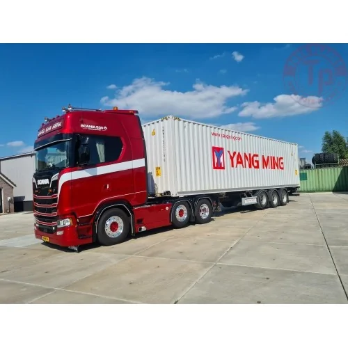 Scania 530S-V8 Highline 6x2 met 40ft. reefer container David van Herk TEKNO 85341 TEKNO