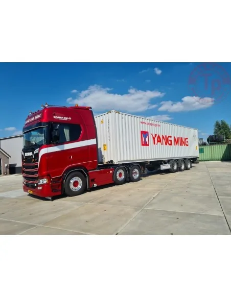 Scania 530S-V8 Highline 6x2 met 40ft. reefer container David van Herk TEKNO 85341 TEKNO Scania 530S-V8 Highline 6x2 met 40ft. reefer container David van Herk TEKNO 85341 TEKNO