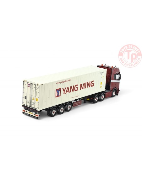 Scania 530S-V8 Highline 6x2 met 40ft. reefer container David van Herk TEKNO 85341 TEKNO Scania 530S-V8 Highline 6x2 met 40ft. reefer container David van Herk TEKNO 85341 TEKNO