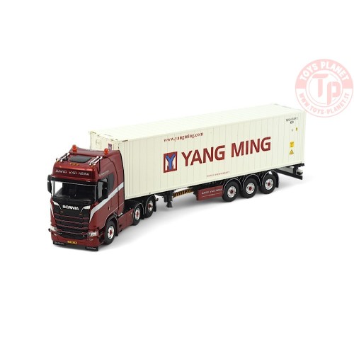 Scania 530S-V8 Highline 6x2 met 40ft. reefer container David van Herk TEKNO 85341 TEKNO