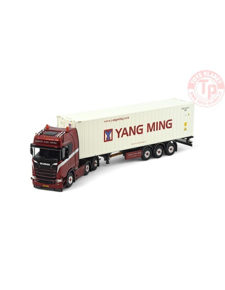Scania 530S-V8 Highline 6x2 met 40ft. reefer container David van Herk TEKNO 85341 TEKNO