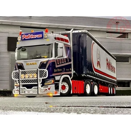 Scania NGR 6x2 met schuifzeilentrailer Peter Wouters TEKNO 84990 TEKNO