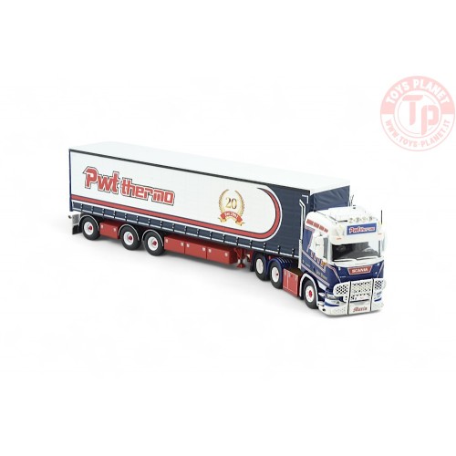 Scania NGR 6x2 met schuifzeilentrailer Peter Wouters TEKNO 84990 TEKNO