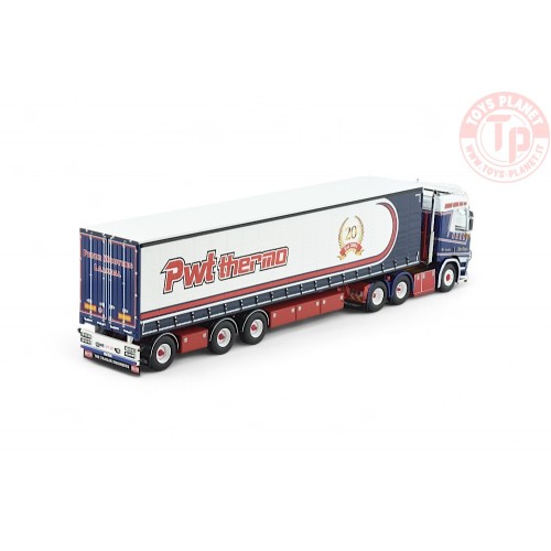 Scania NGR 6x2 met schuifzeilentrailer Peter Wouters TEKNO 84990 TEKNO