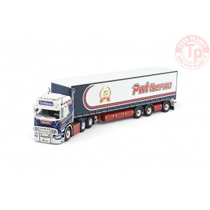 Scania NGR 6x2 met schuifzeilentrailer Peter Wouters TEKNO 84990 TEKNO