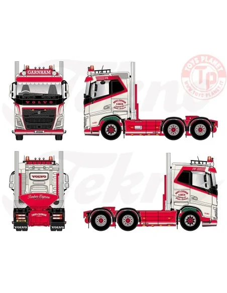 Volvo FH04 6x2 trekker Garnham TEKNO 85209 TEKNO