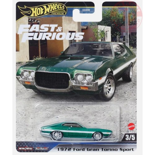 1972 FORD GRAN TORINO SPORT 1/64 HOT WHEELS HYP72 HOT WHEELS