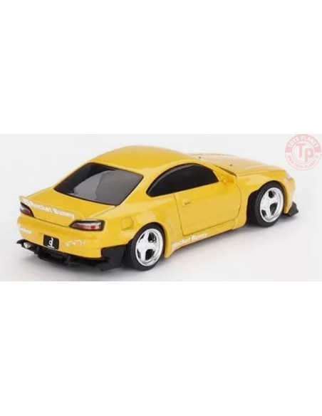 NISSAN SILVIA (S15) ROCKET BUNNY-BRONZE YELLOW RHD 1/64 MGT00643-R MINI GT