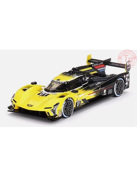 CADILLAC V-SERIES.R 01-2023 IMSA DAYTONA 24 HRS 3RD PLACE CADILLAC RACING-YELLOW/BLACK 1/64 MGT00708-L MINI GT