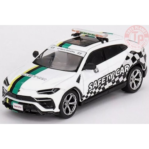 LAMBORGHINI URUS 2022 MACAU GP OFFICIAL SAFETY CAR-WHITE/GREEN 1/64 MGT00591-R Mini Gt