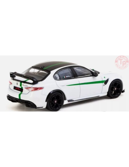 ALFA ROMEO GIULIA GTAM-WHITE/GREEN 1/64 T64G-TL031-MWG TARMAC WORKS