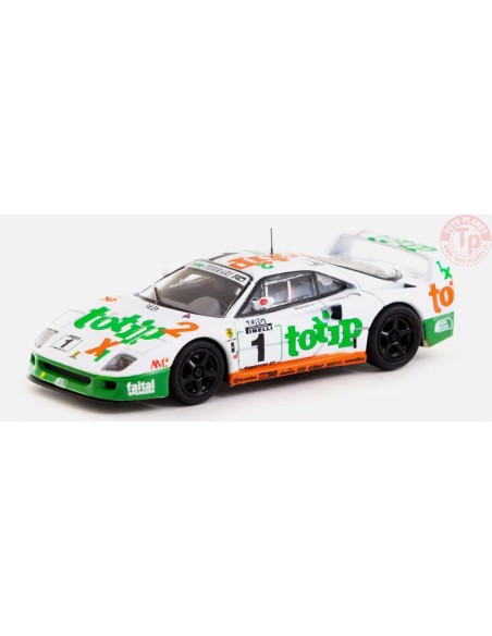 FERRARI F40 GT-ITALIAN GT CHAMPIONSHIP 1994-F.D'AMORE/O.LARRAURI-WHITE/BLUE 1/64 T64-076-94IGT01 TARMAC WORKS