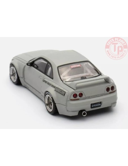 NISSAN SKYLINE GT-R (R33) PANDEM/ROCKET BUNNY-CEMENT GREY MATTE 1/64 IN64-R33P-CGM INNO MODELS NISSAN SKYLINE GT-R (R33) PANDEM/ROCKET BUNNY-CEMENT GREY MATTE 1/64 IN64-R33P-CGM INNO MODELS