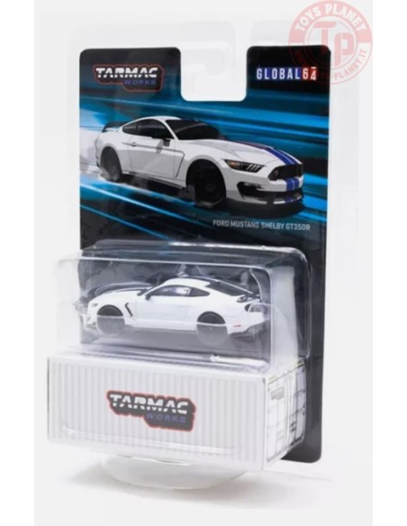 FORD MUSTANG SHELBY GT350R-WHITE 1/64 T64G-011-WH TARMAC WORKS